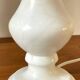 Paire lampes albâtre vintage