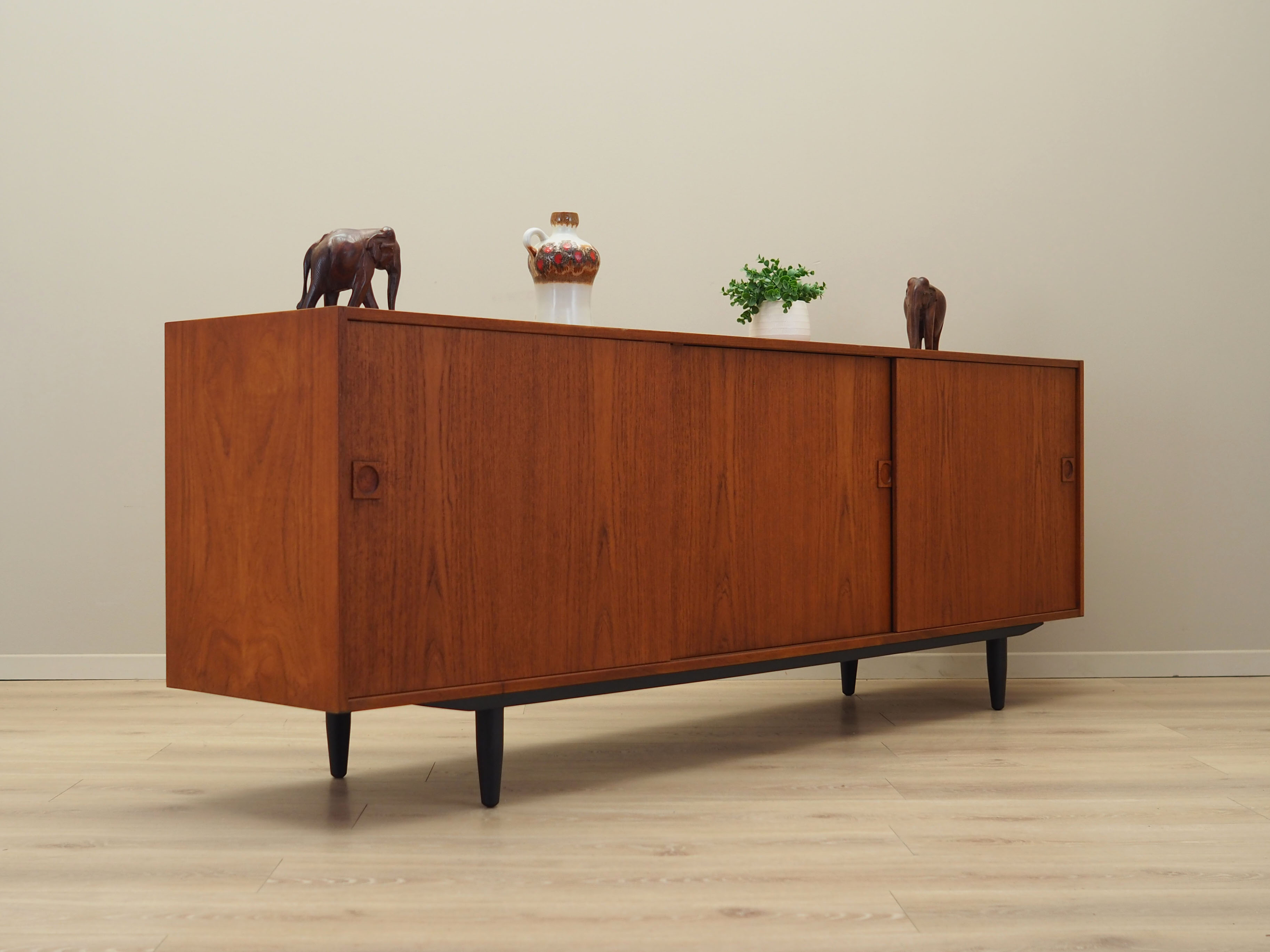 Teak sideboard, Danish design, 1970s, production: Denmark