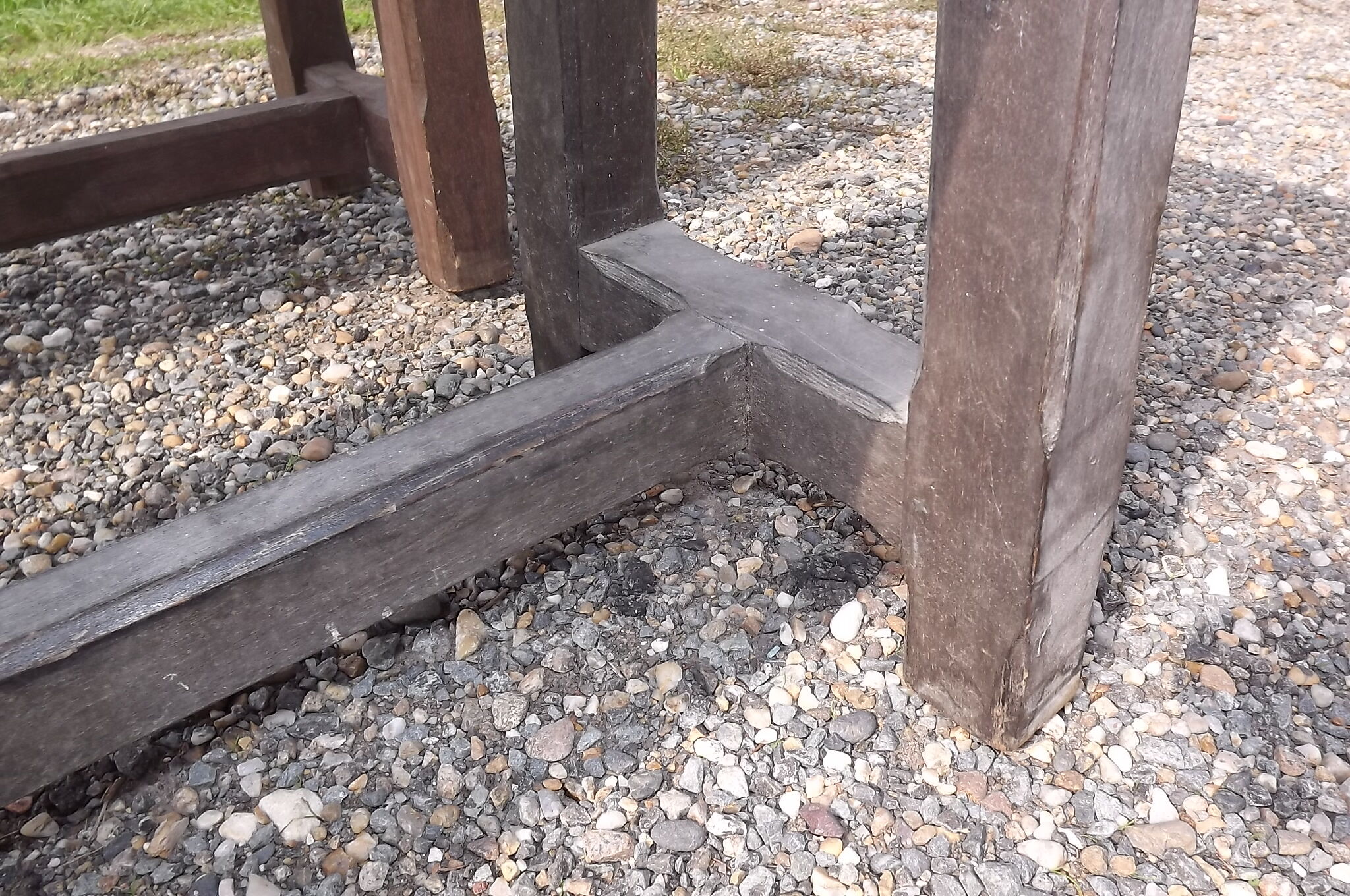 Pair of oak benches