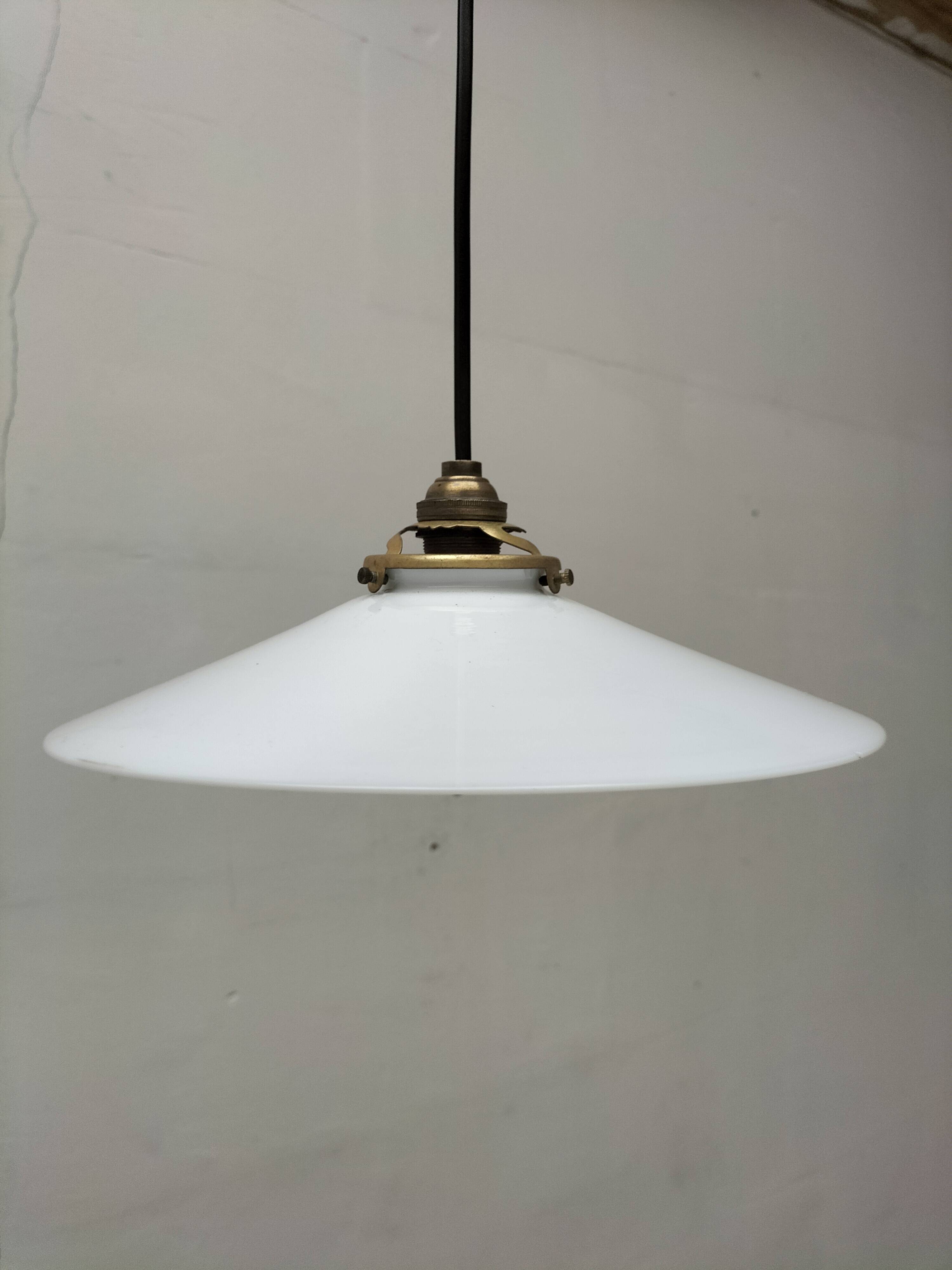 Opaline pendant light