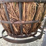 Dame-jeanne sur bascule en acier