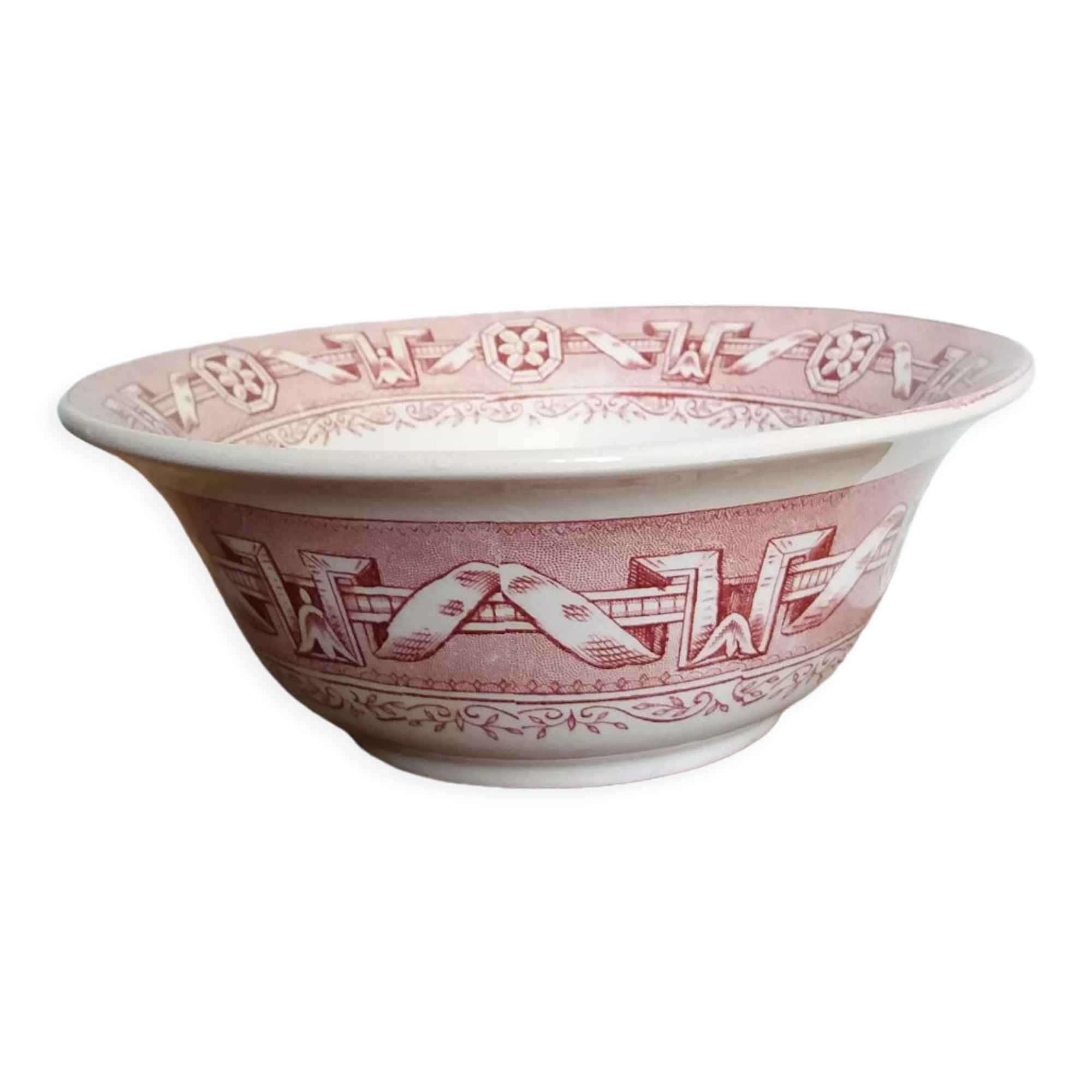 Bol coupelle Boch Frères Boston 1900