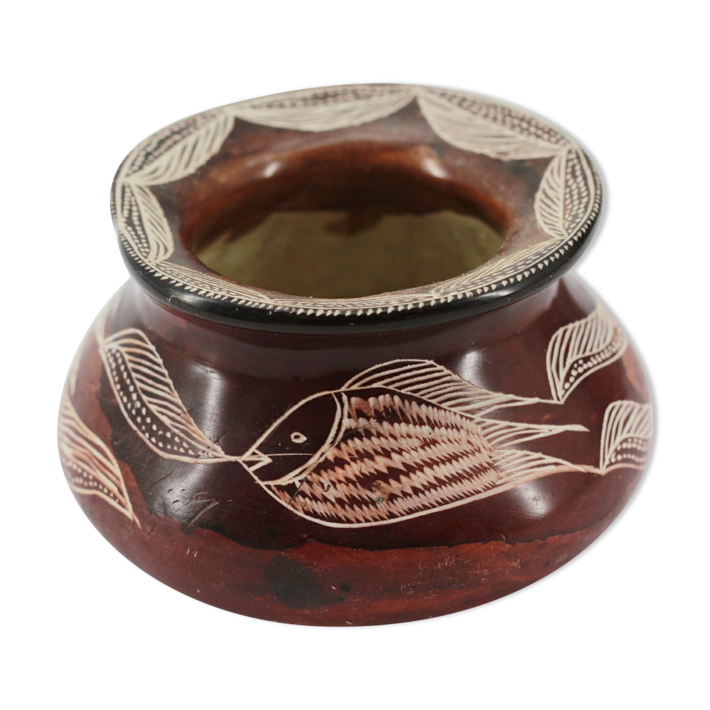 Vide poche en céramique poisson