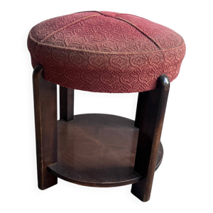 tabouret Art déco tapissé - 1930