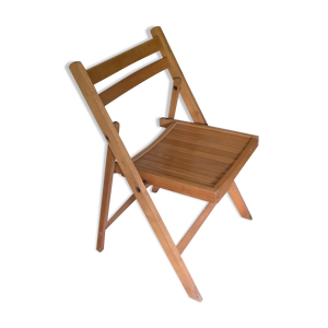 chaise pliante en hêtre