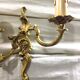 Pair Of Applique 2 Lights Bronze St Louis XV