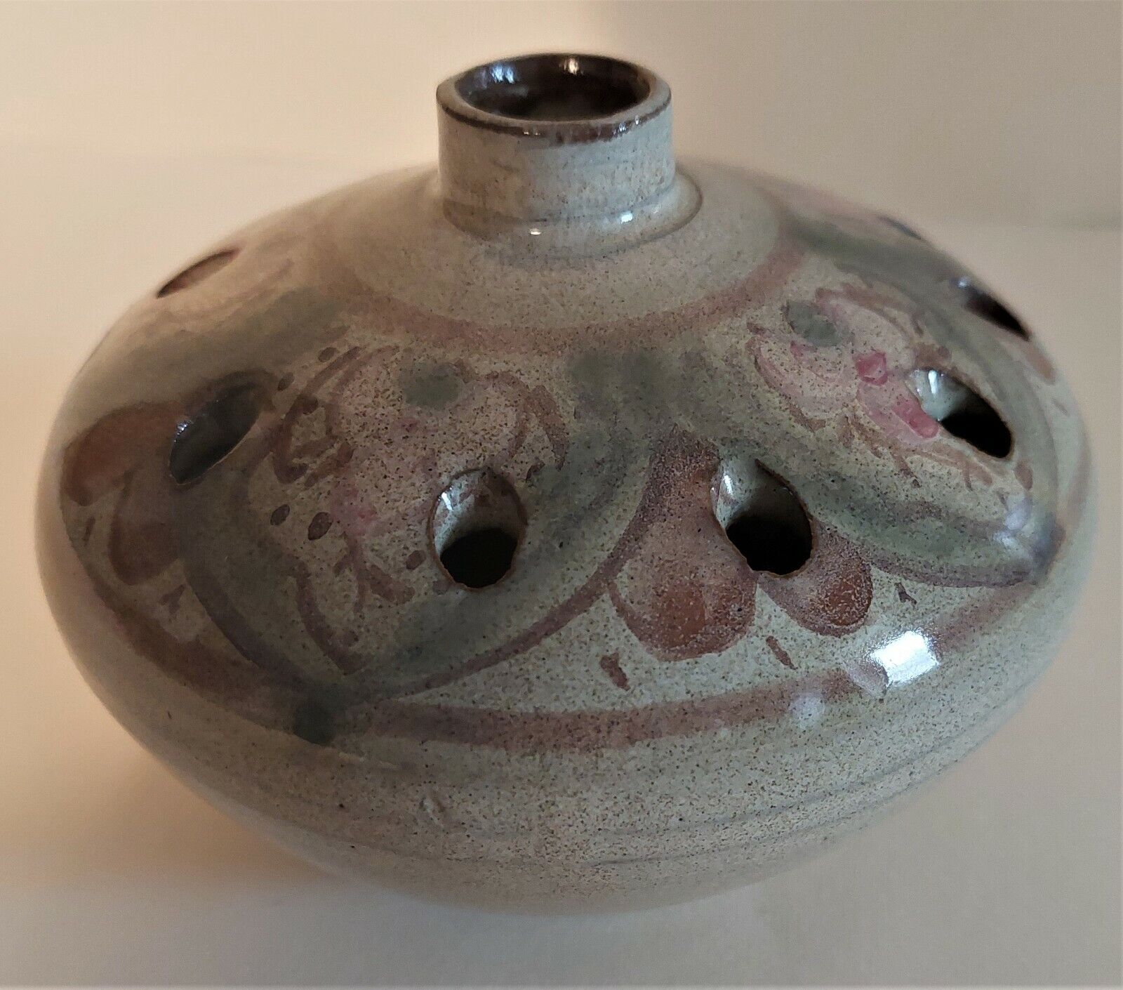 Pique vase flowers ceramic XXth Camnara