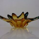 Sommerso Murano Glass Bowl, Italy, 1960s