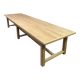 Solid oak farmhouse table