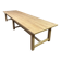 Solid oak farmhouse table