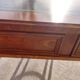 Green leather tray desk