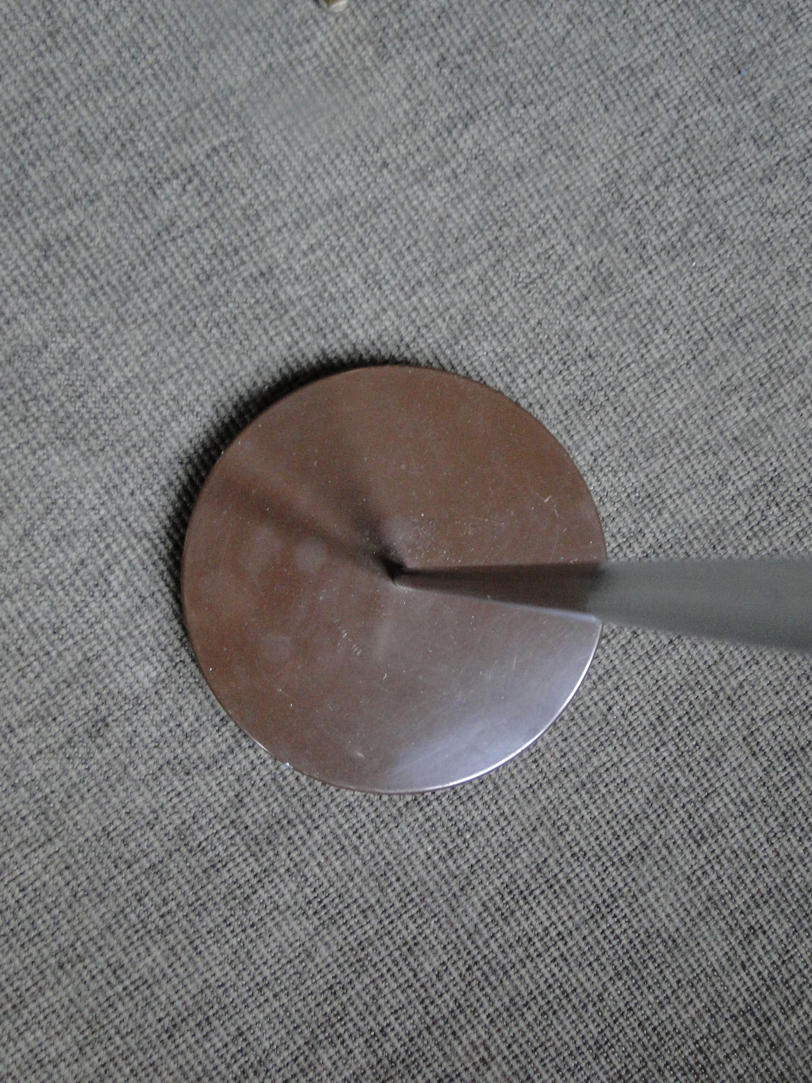 Lamppost space age brown with 2 spots