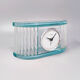 Table Clock by Omodomo in Crystal. Made in Italy1970