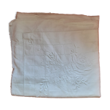 Embroidered pillowcase