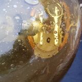 Parscot amber bubbled glass ball design pendant from the 70s