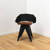 Set of 8 Knight Steel chairs, Gie El