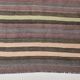 Tapis kilim turc à motifs tribaux géométriques gris et anthracite, 153 x 220 cm