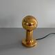 Simple table lamp in gilded porcelain by Philips NTD, 1960s, Germany.