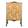 19th Century Wooden Fireplace Screen With Tapestry