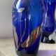 Trio de vases Art Déco bleu cobalt