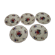 5 hollow plates in Sarreguemines earthenware model Agreste diam 22.5 cm