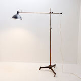 Industrial articulated floor lamp
