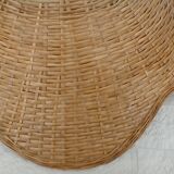 Lustre en rotin, vintage