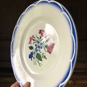 Round serving dish Digoin Sarreguemines model Elorn
