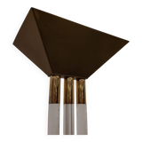 Vintage Brass and Lucite Floor Lamp, 1970s