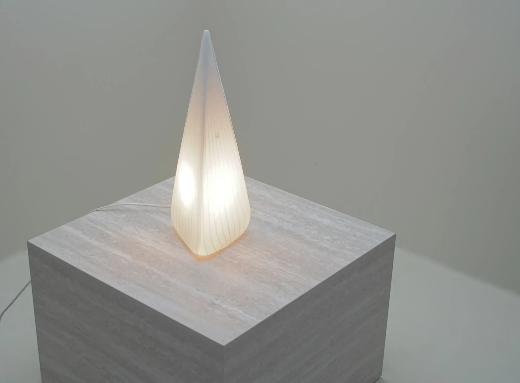 Conical lamp in Murano for Lino Tagliapietra