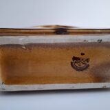 Mid Century Czech Brown Ceramic Vase Ditmar Urbach, 1960's.