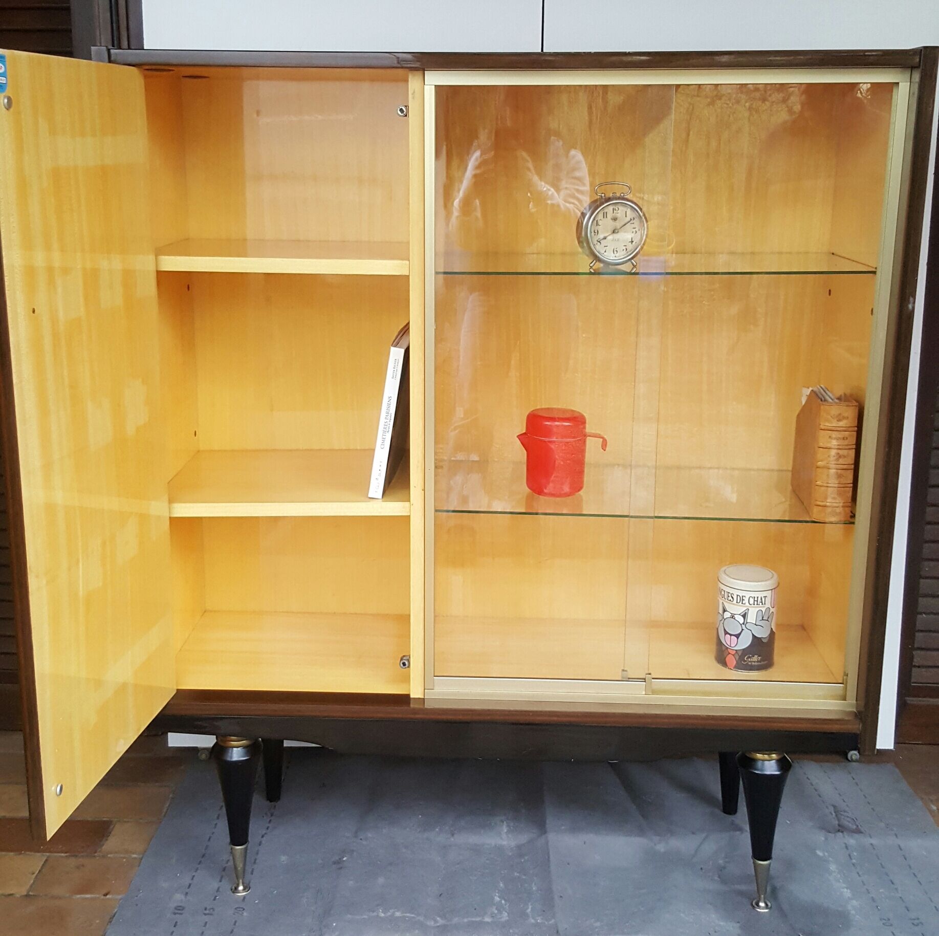 Storefront library vintage buffet