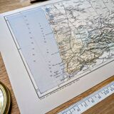 Printed in 1889, Landes, New Aquitaine.