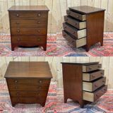 1930s English mahogany chest of drawers