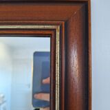 Vintage wooden mirror