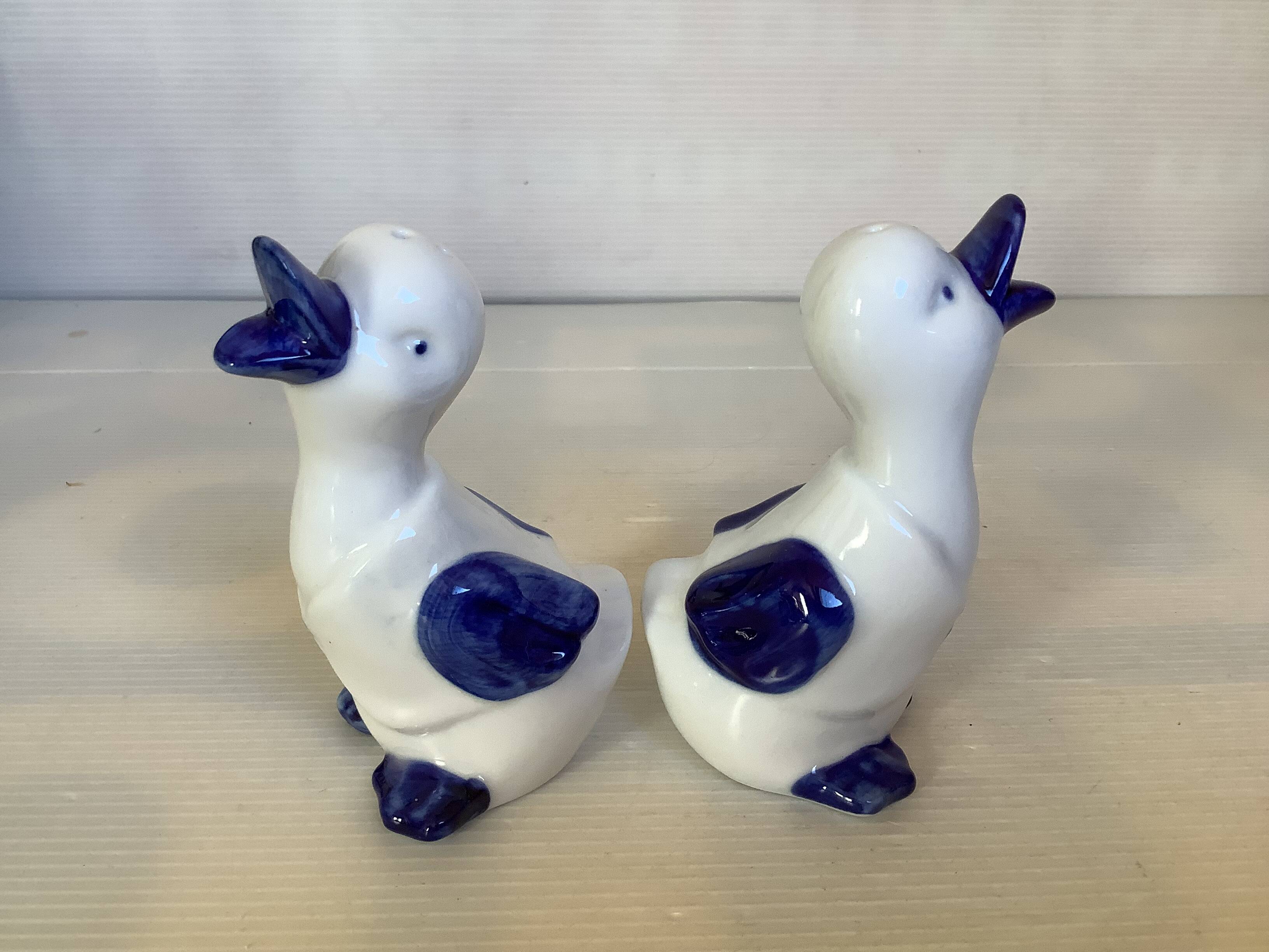 Salt and pepper birds, geese, ducks.