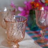 Rosaline Luminarc Arcoroc Pink Red Wine Glasses