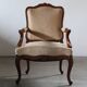 Pair of Vintage Danish Antique 18th century Lounge Chair, style of Louis XV
