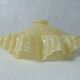 ancienne suspension tulipe abat jour verre de Clichy vintage