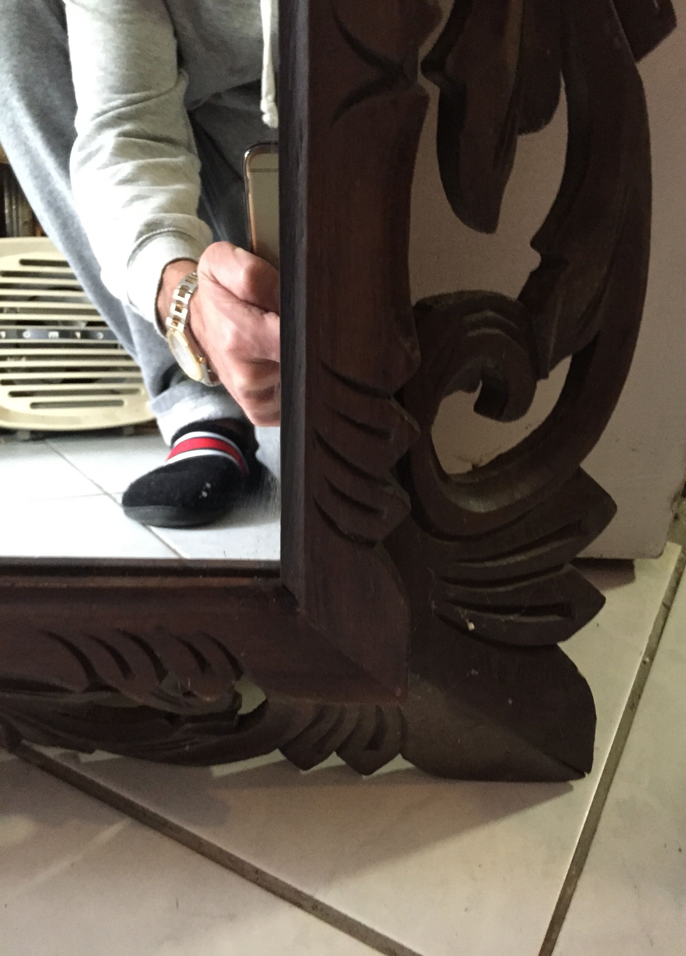 66x95cm wooden mirror