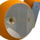 Paire de lampes Space Age eyeball orange par Massive Belgique