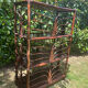 Vintage rattan bookshelf