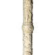 Chinese carved pedestal in faux ivory