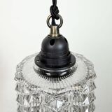 Vintage Cut Glass Ceiling Light, 1970s