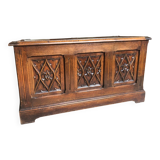 Antique 19th-century Neo-Gothic chest