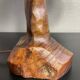 Wooden lamp by Olivier 70s
