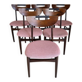 Set of six dining chairs, Denmark 1960s