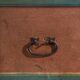 Antique wedding chest painted in pine – Austro-Hungarian Empire, 1841