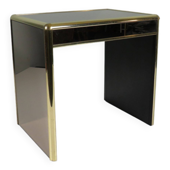 Table d'appoint ou table bout de canapé de style Hollywood Regency.