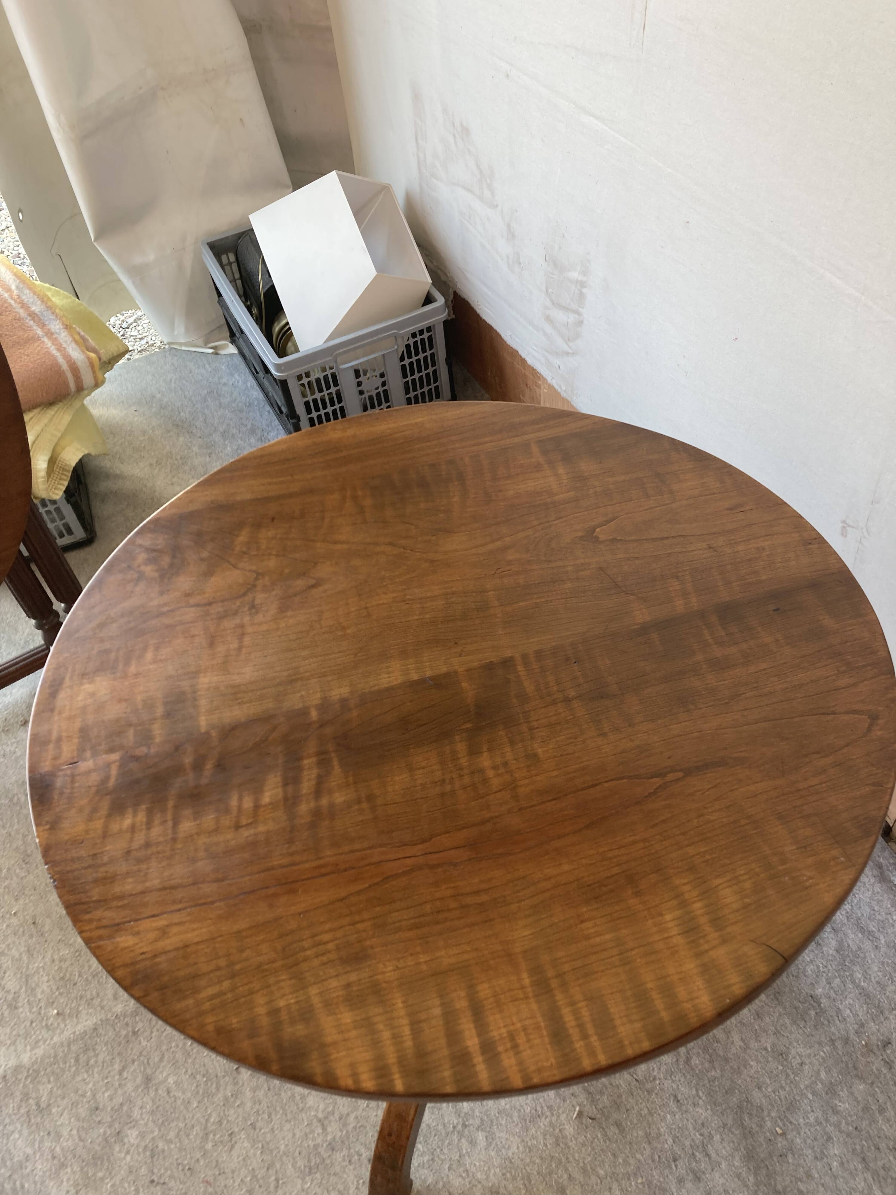 Late 19th century winegrower's table
